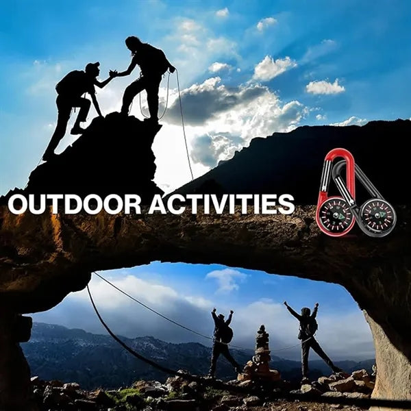 Multi-Function Compass Carabiner