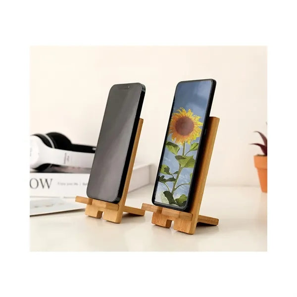 Bamboo Wood Mobile Phone Holder