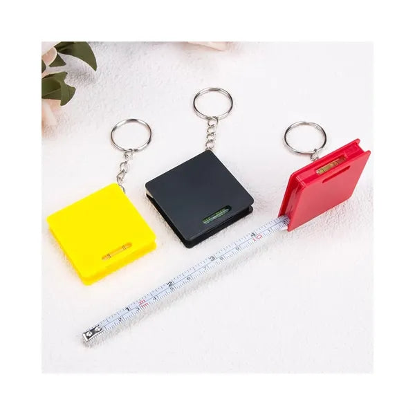 Mini Keychain Tape Measure Level