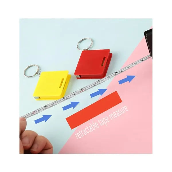 Mini Keychain Tape Measure Level