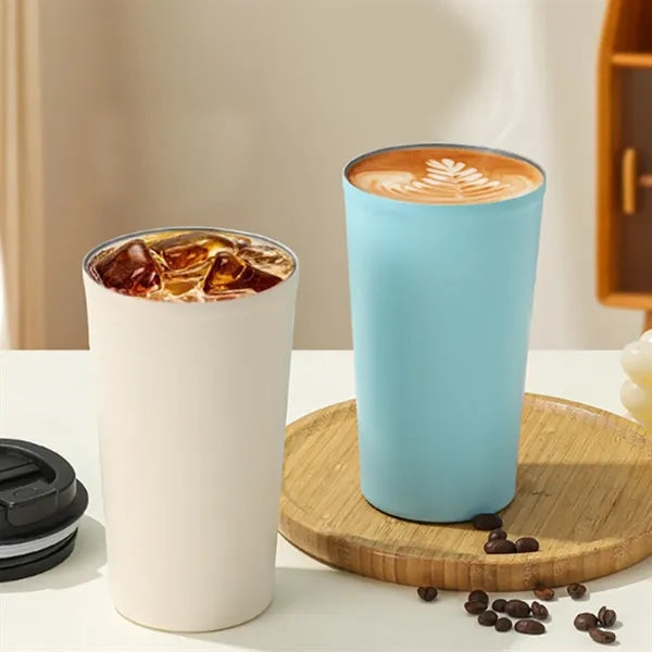17oz. Insulated Stainless Steel Tumbler with Lid