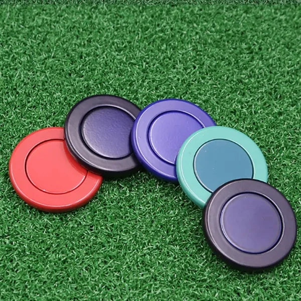 Metal Golf Ball Marker with Hat Clip