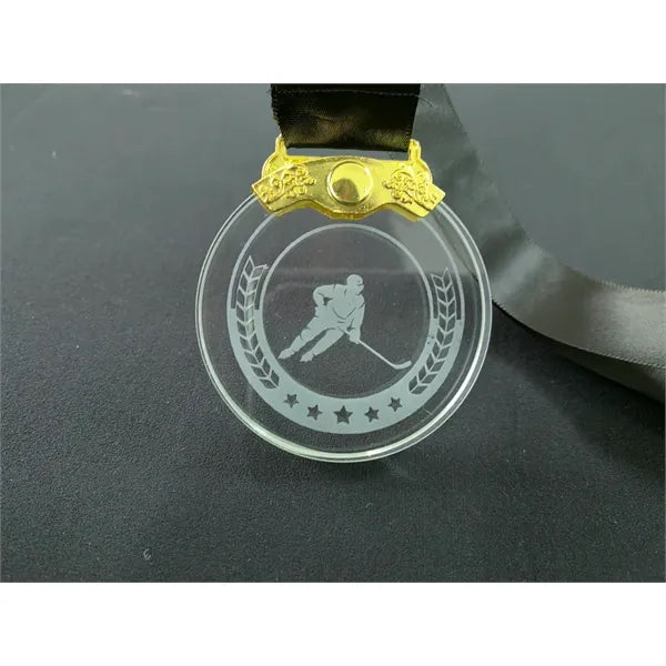 Glass Basketball Gold Medal