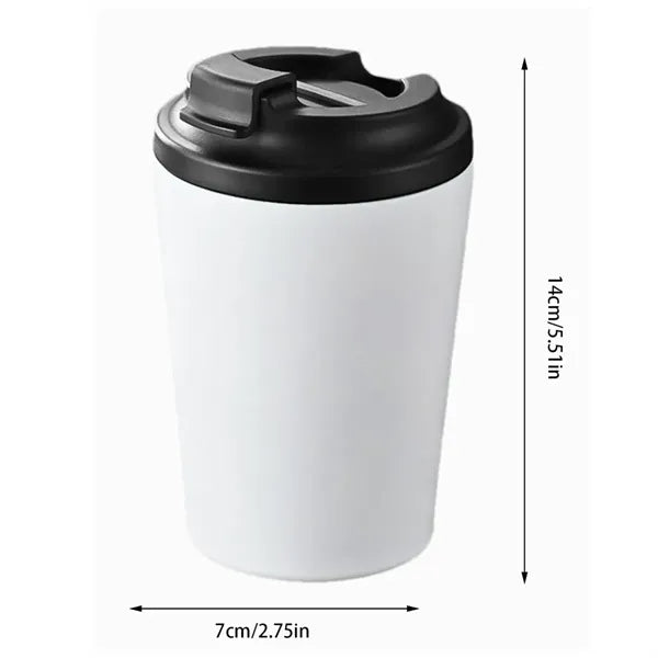 12oz. Insulated Coffee Mug with Dual-Layer Stainless Steel