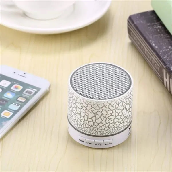 Mini Bluetooth Speaker with LED Light and Bass