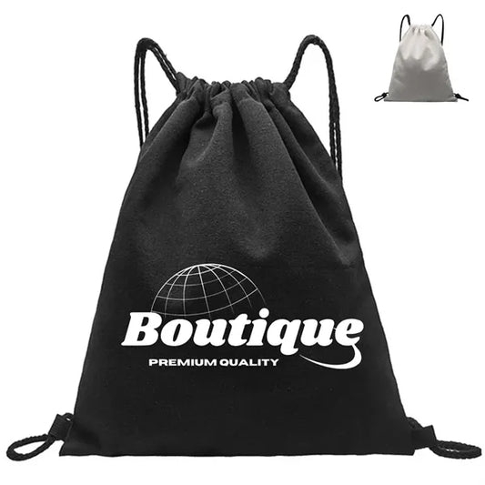 Drawstring Cinch Backpack Gym Yoga Travel School Bags