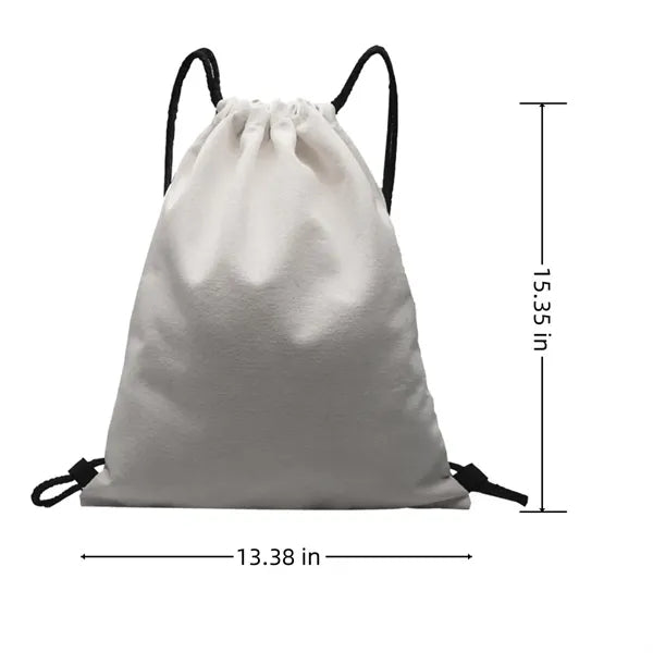 Drawstring Cinch Backpack Gym Yoga Travel School Bags