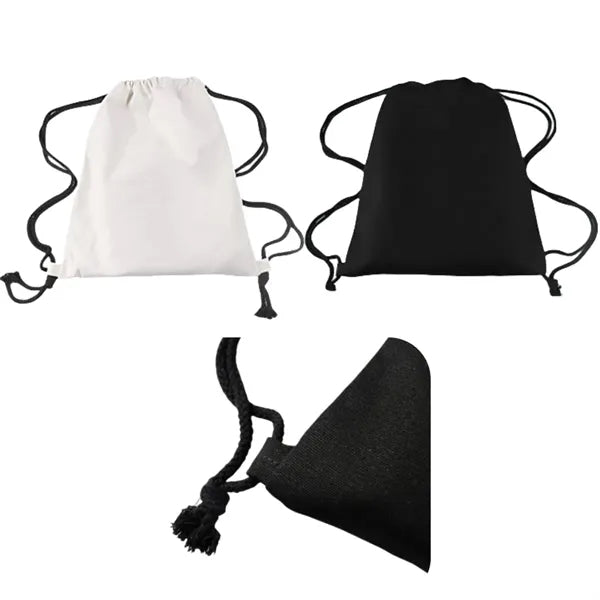 Drawstring Cinch Backpack Gym Yoga Travel School Bags