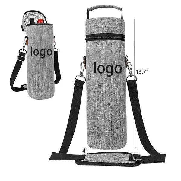 Single Bottle Wine Tote Bag With Shoulder Strap