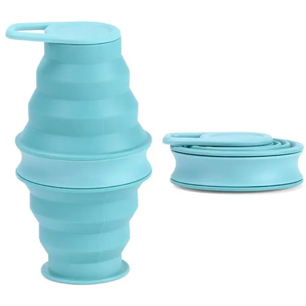 16.9Oz. Portable Collapsible Silicone Water Bottles