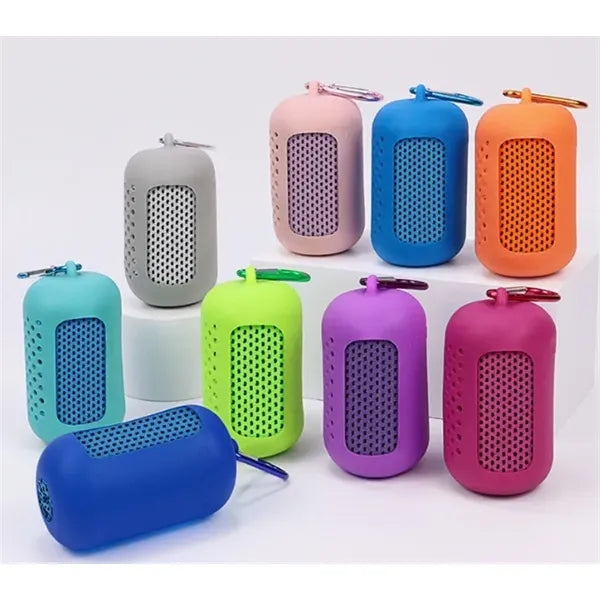 Cooling Towel with Portable Shell Case