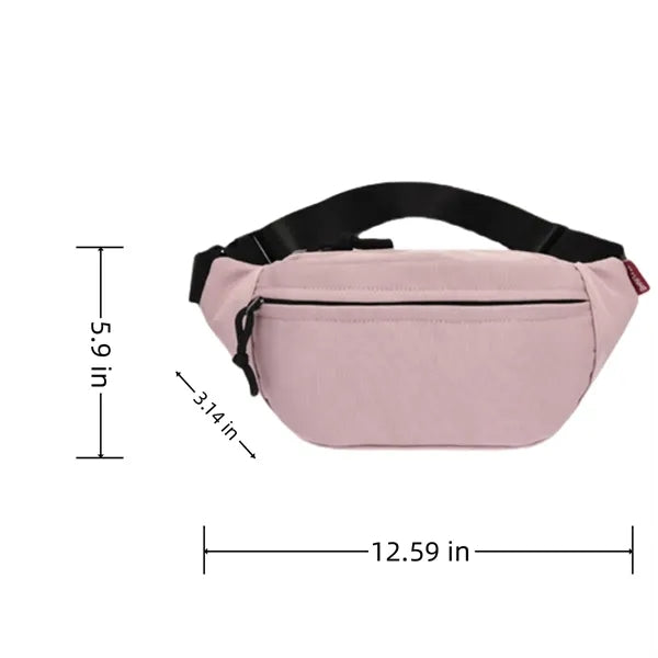 Unisex Fanny Pack Soft Leather Shoulder Crossbody Chest Bags