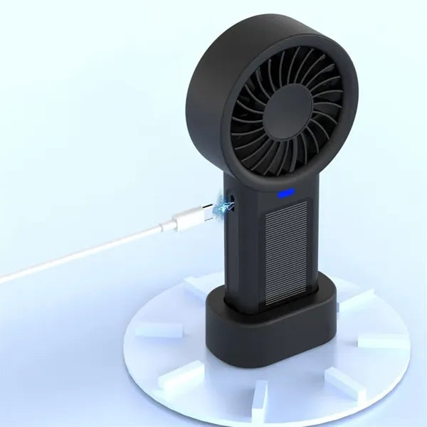 Solar Powered Portable Handheld Fan