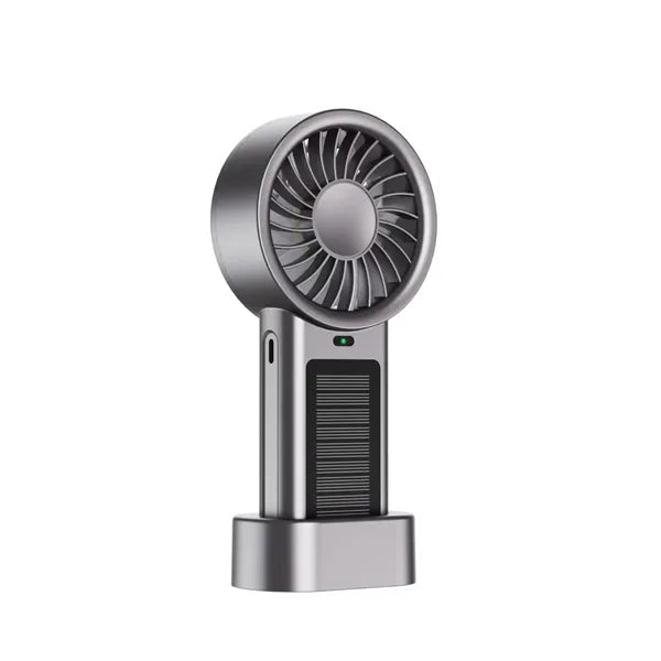 Solar Powered Portable Handheld Fan