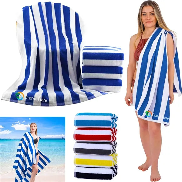 30 x 60 Inch Large Cotton Beach Towel