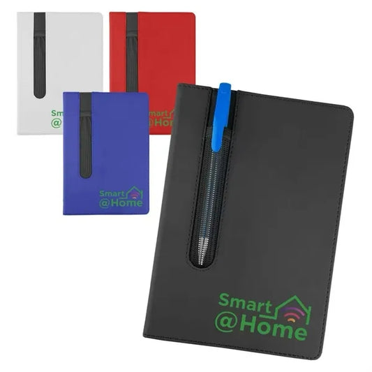 Notebook with Pen Holder