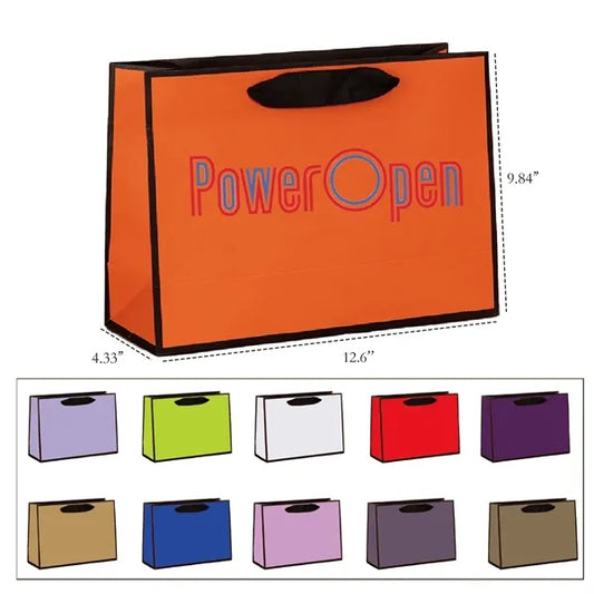 Quality Custom White Cardboard Bag with Handle