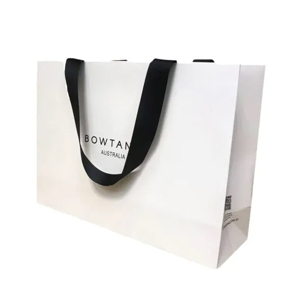 Quality Custom White Cardboard Bag with Handle