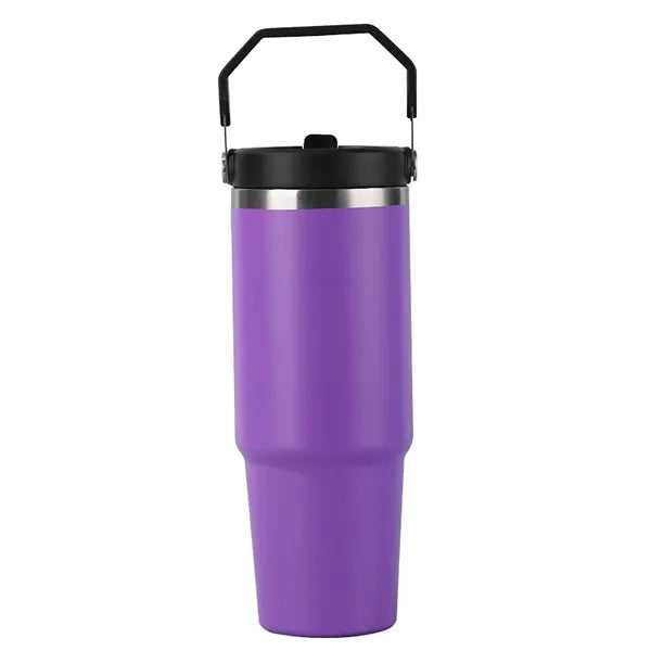 30oz Stainless Steel Vacuum Flip StrawTumbler
