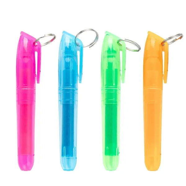 Mini Highlighter Marker Pen with Keychain