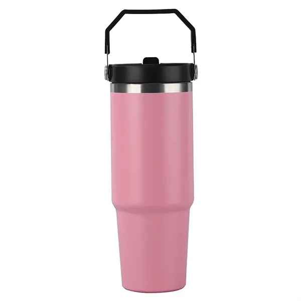 30oz Stainless Steel Vacuum Flip StrawTumbler
