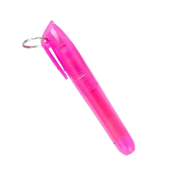 Mini Highlighter Marker Pen with Keychain