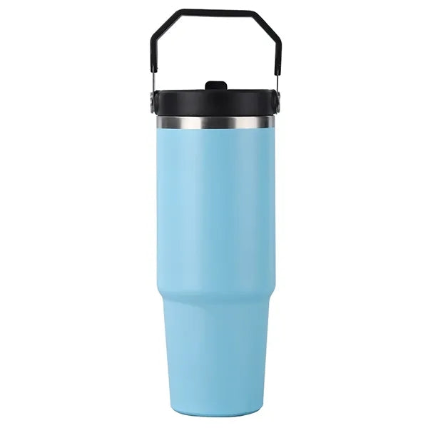 30oz Stainless Steel Vacuum Flip StrawTumbler