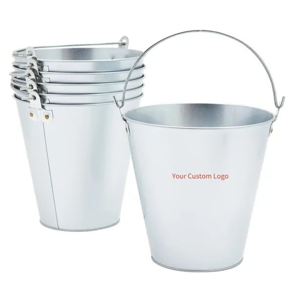 Large Galvanized Bucket for Party