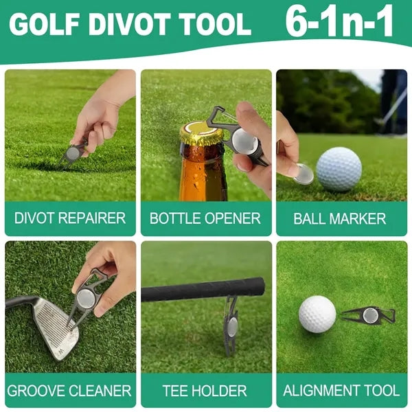 Golf Divot Repair Tool and Ball Marker