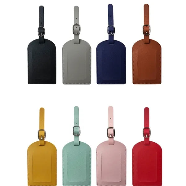 PU leather Luggage Tags