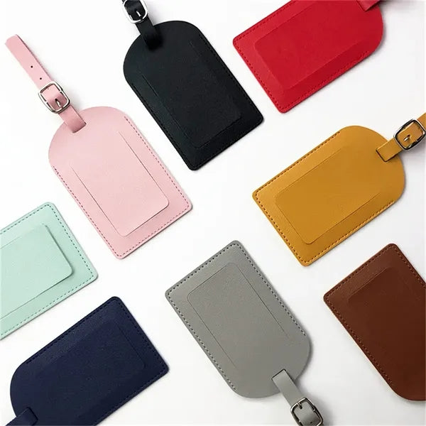 PU leather Luggage Tags
