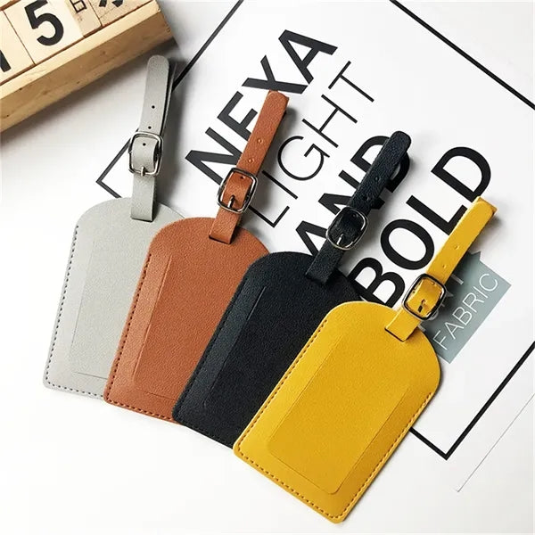 PU leather Luggage Tags
