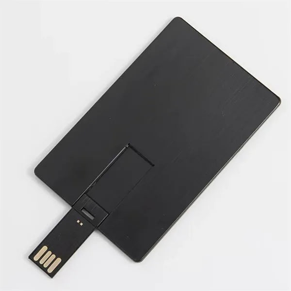 8GB Portable Metal Business Card USB Flash Drive Storage