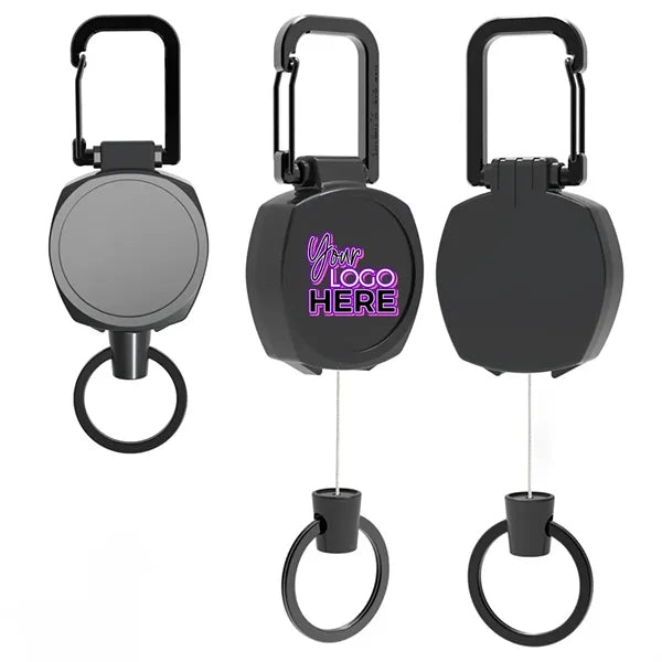 Retractable Badge Reel with Carabiner