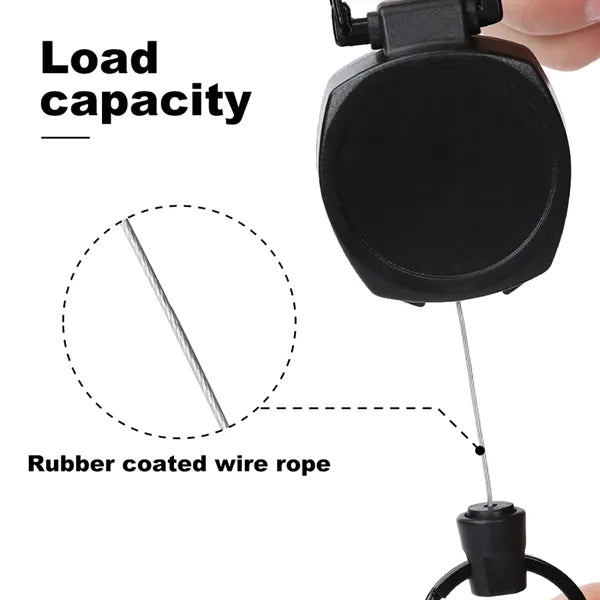 Retractable Badge Reel with Carabiner