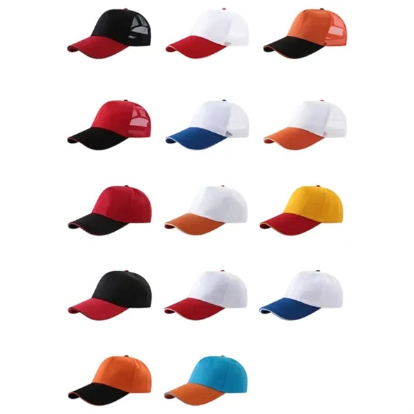 Colorful Mesh Back Custom Logo Baseball Caps