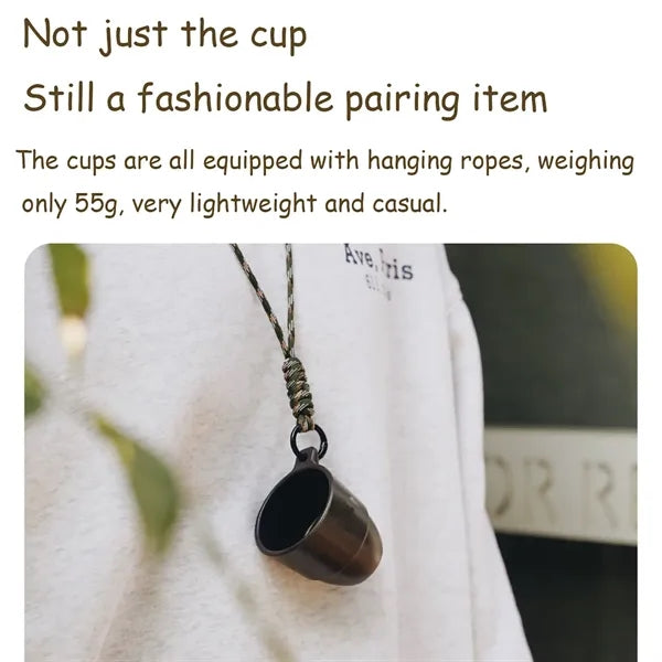 3.2oz Eco Coffee Grounds Camping Cup
