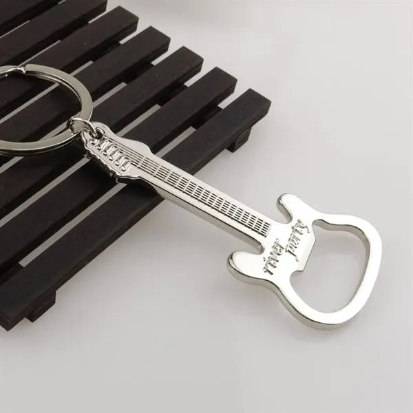 Guitar Beer Bottle Opener Key Buckle