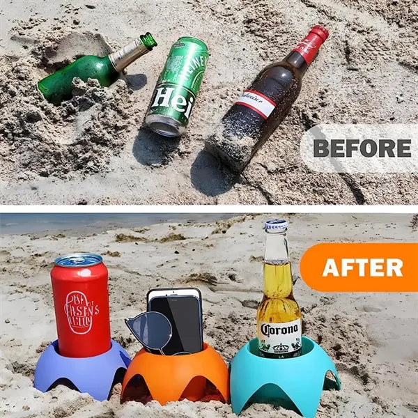 Beach Sand Coasters Drink Cup Holders