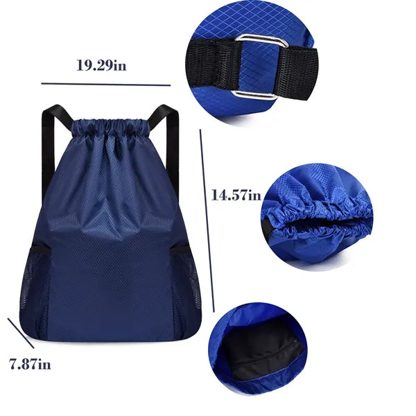 Large-Capacity Drawstring Double-Shoulder Backpacks