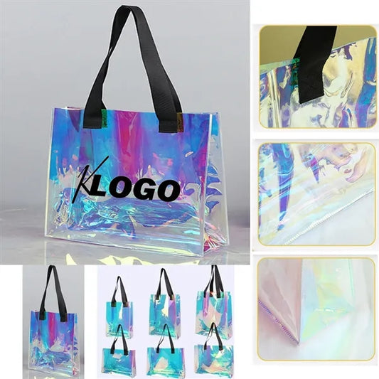 Holographic Clear PVC Bag