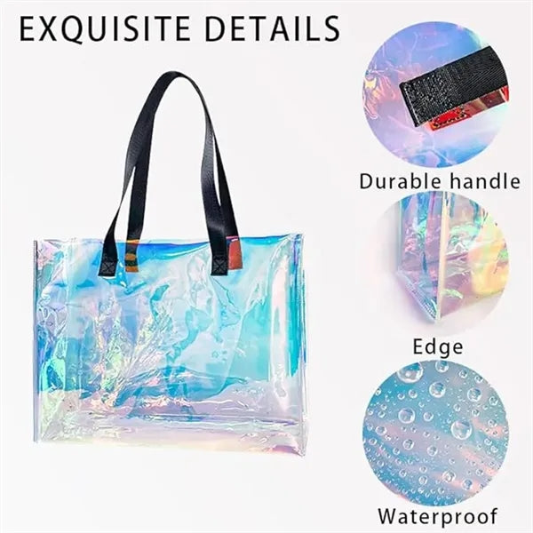 Holographic Clear PVC Bag