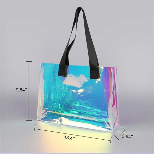 Holographic Clear PVC Bag