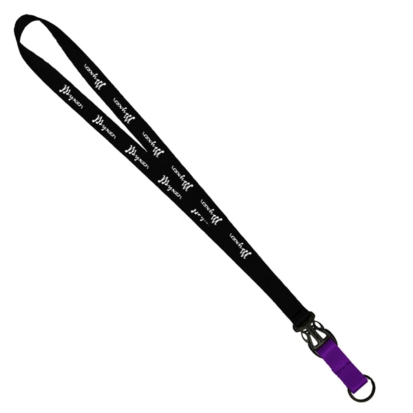 3/4" Multicolor Nylon Slide-Release Lanyard