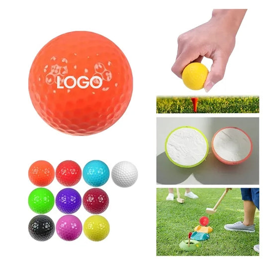 Double Layers Colorful Golf Balls For Competition