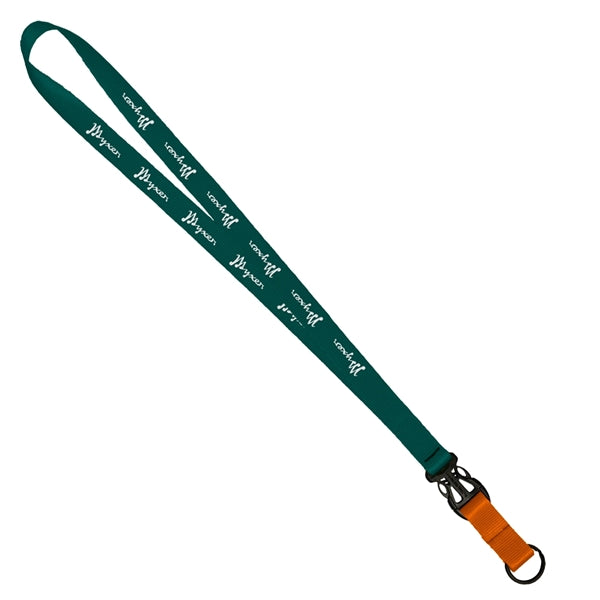 3/4" Multicolor Nylon Slide-Release Lanyard
