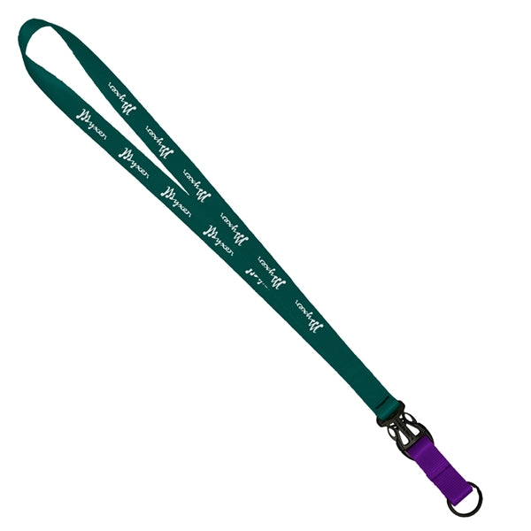 3/4" Multicolor Nylon Slide-Release Lanyard