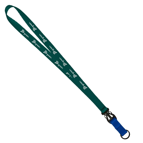 3/4" Multicolor Nylon Slide-Release Lanyard
