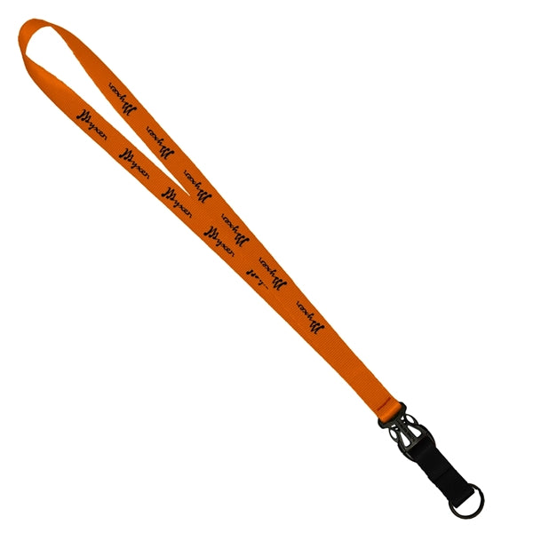 3/4" Multicolor Nylon Slide-Release Lanyard