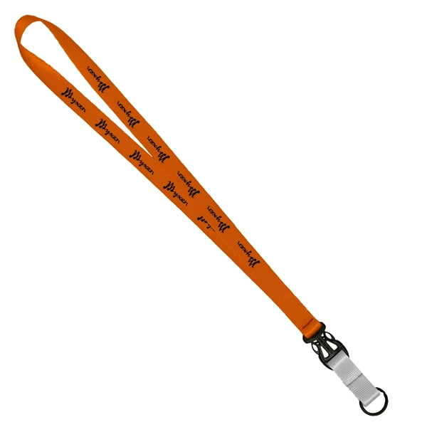 3/4" Multicolor Nylon Slide-Release Lanyard